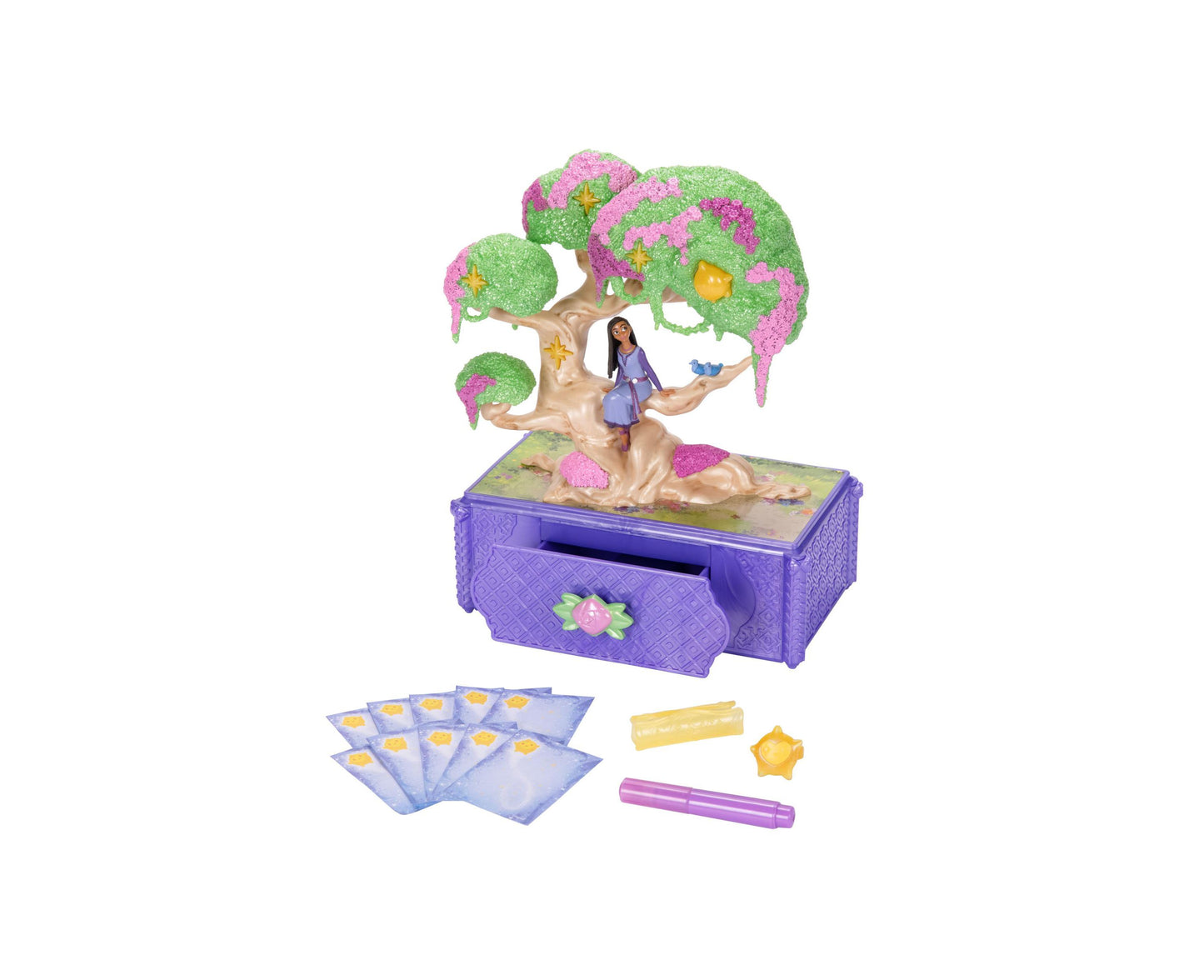 Disney Wish Asha's Musical Wishing Tree Jewelry Box - Interactive Playset