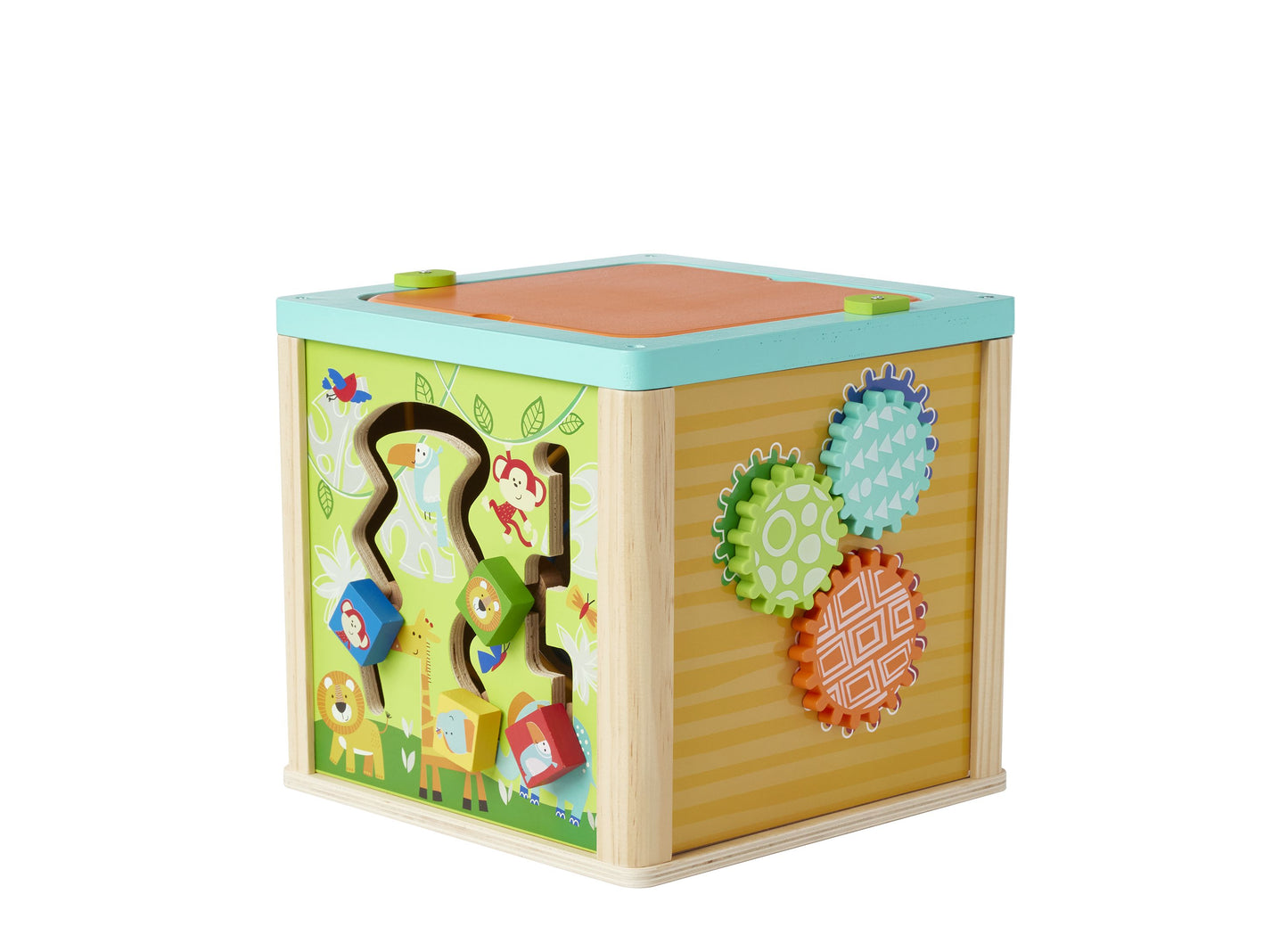 Imaginarium 5-in-1 Wooden Activity Cube - Educational Learning Toy