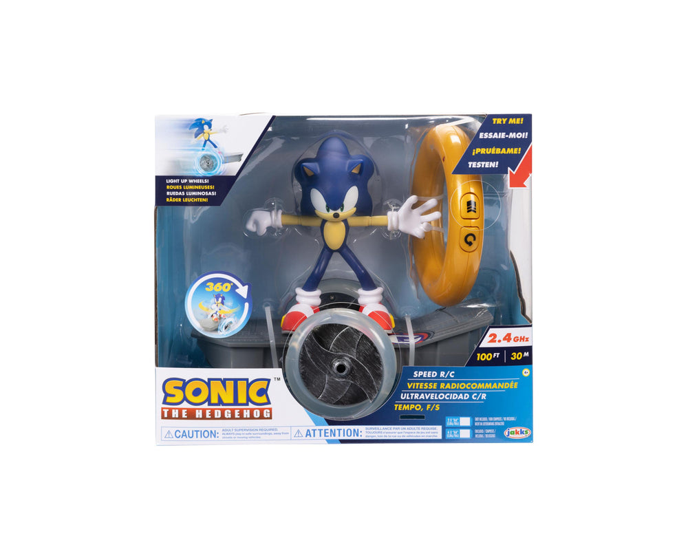 Sonic The Hedgehog Speed RC - 6-Inch Detachable Figure - Gold Ring Controller