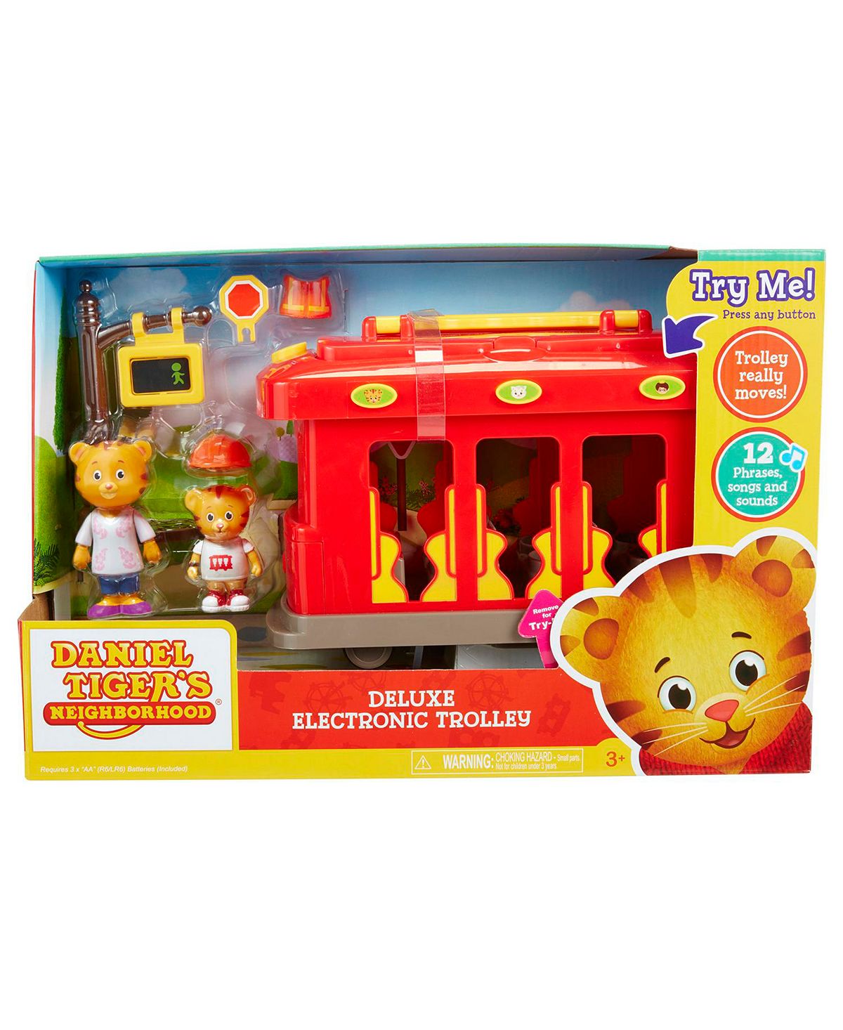 Daniel Tiger's Neighborhood Deluxe Electronic Trolley Play Set