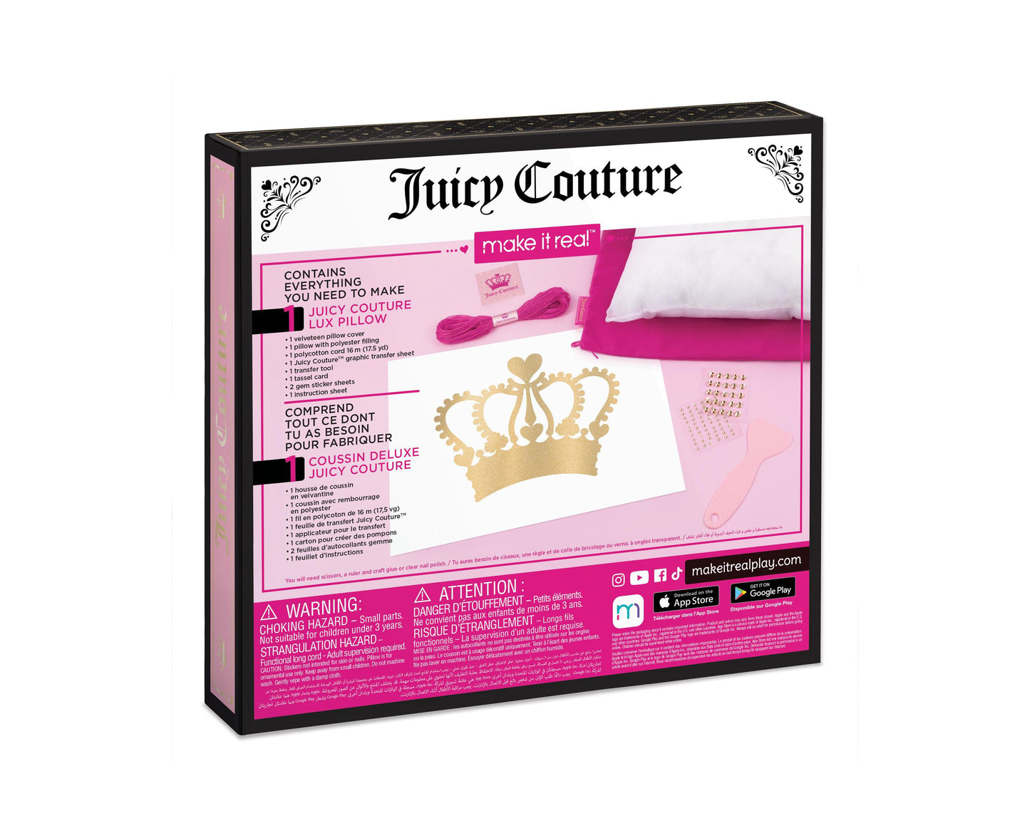 Juicy Couture DIY Lux Pillow Kit - Create & Decorate