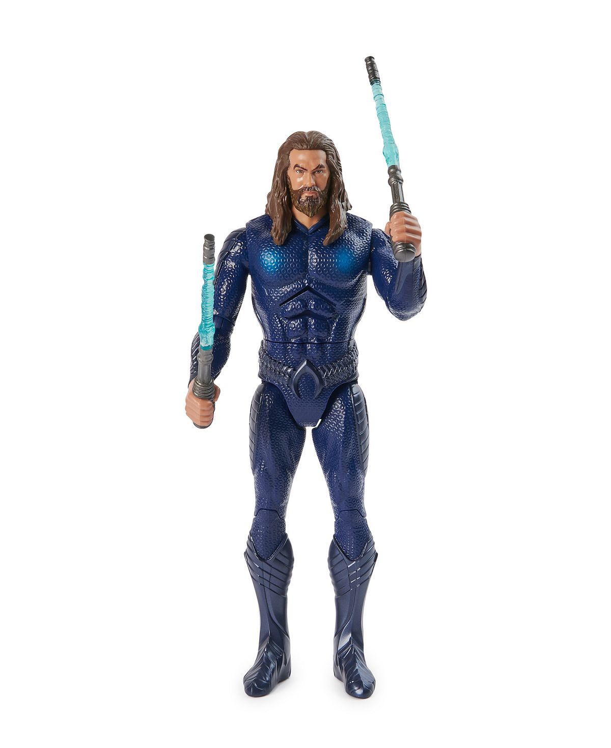 DC Aquaman 12-Inch Double Strike Action Figure with Light-Up Batons