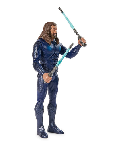 DC Aquaman 12-Inch Double Strike Action Figure with Light-Up Batons