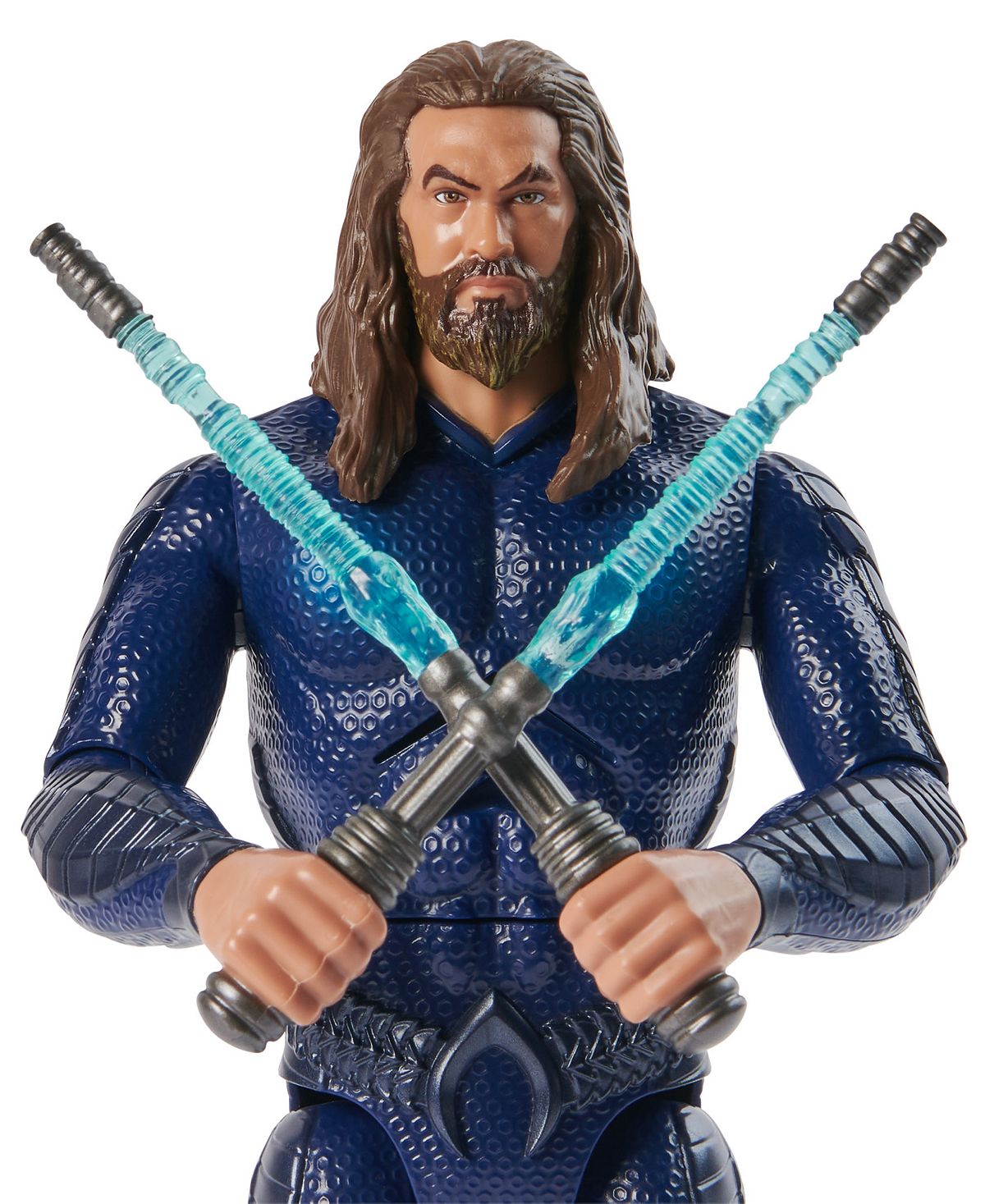 DC Aquaman 12-Inch Double Strike Action Figure with Light-Up Batons