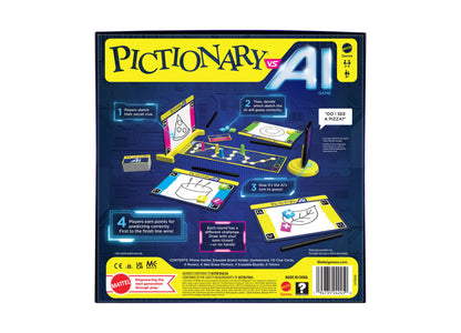 Pictionary Vs AI Board Game by Mattel - Interactive Family Drawing Game