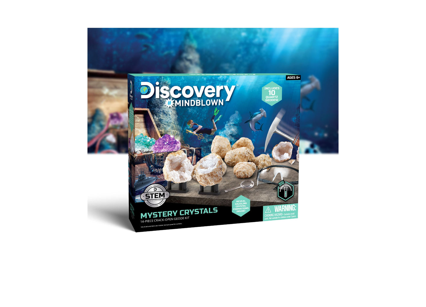 Discovery #MINDBLOWN Geode Crystal Excavation Science Kit