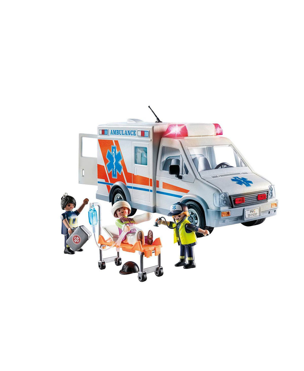 Playmobil City Action Ambulance Playset with Light and Sound Effects