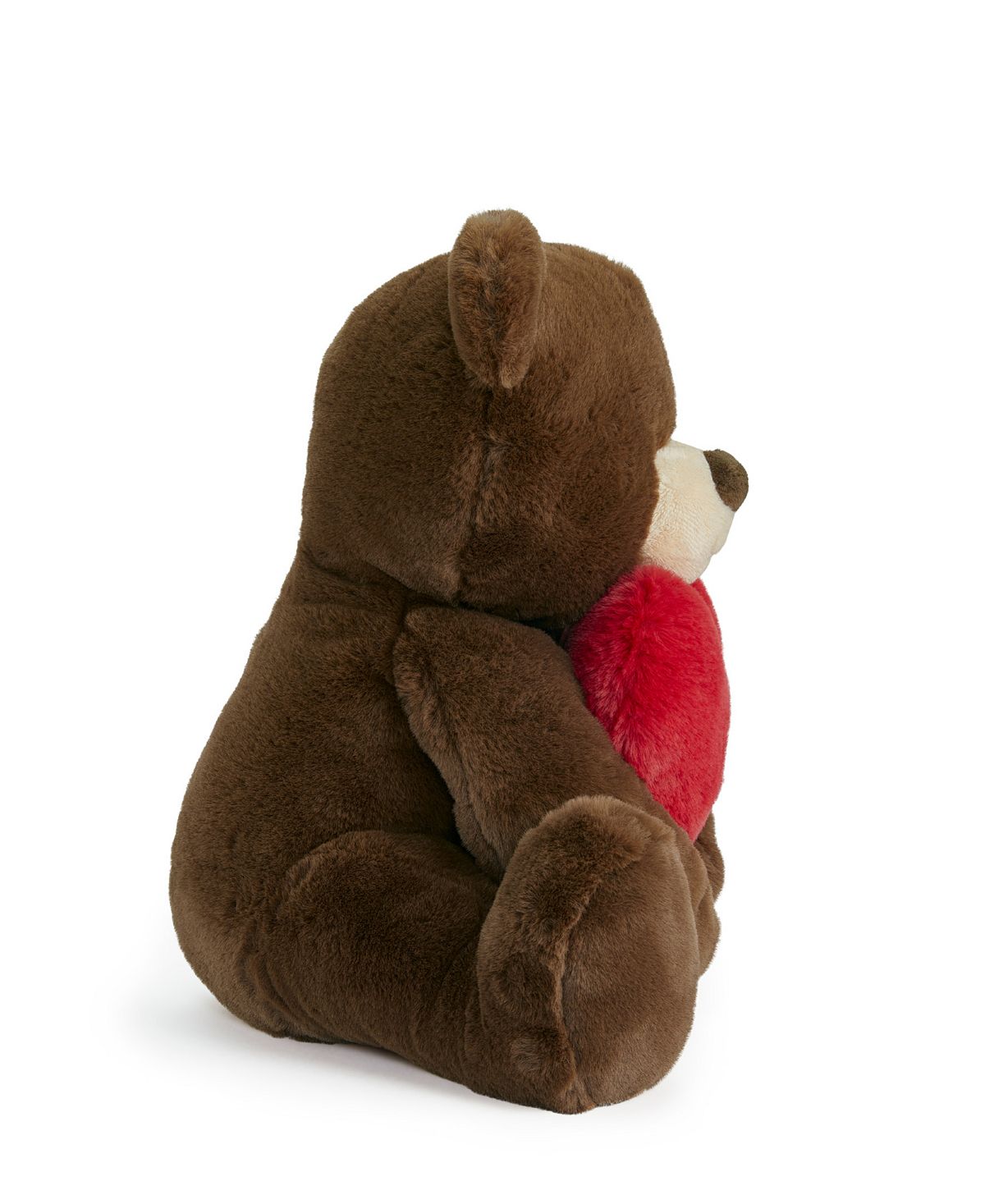 Geoffrey's Toy Box 12-inch Plush Heart Bear - Cuddly Stuffed Animal