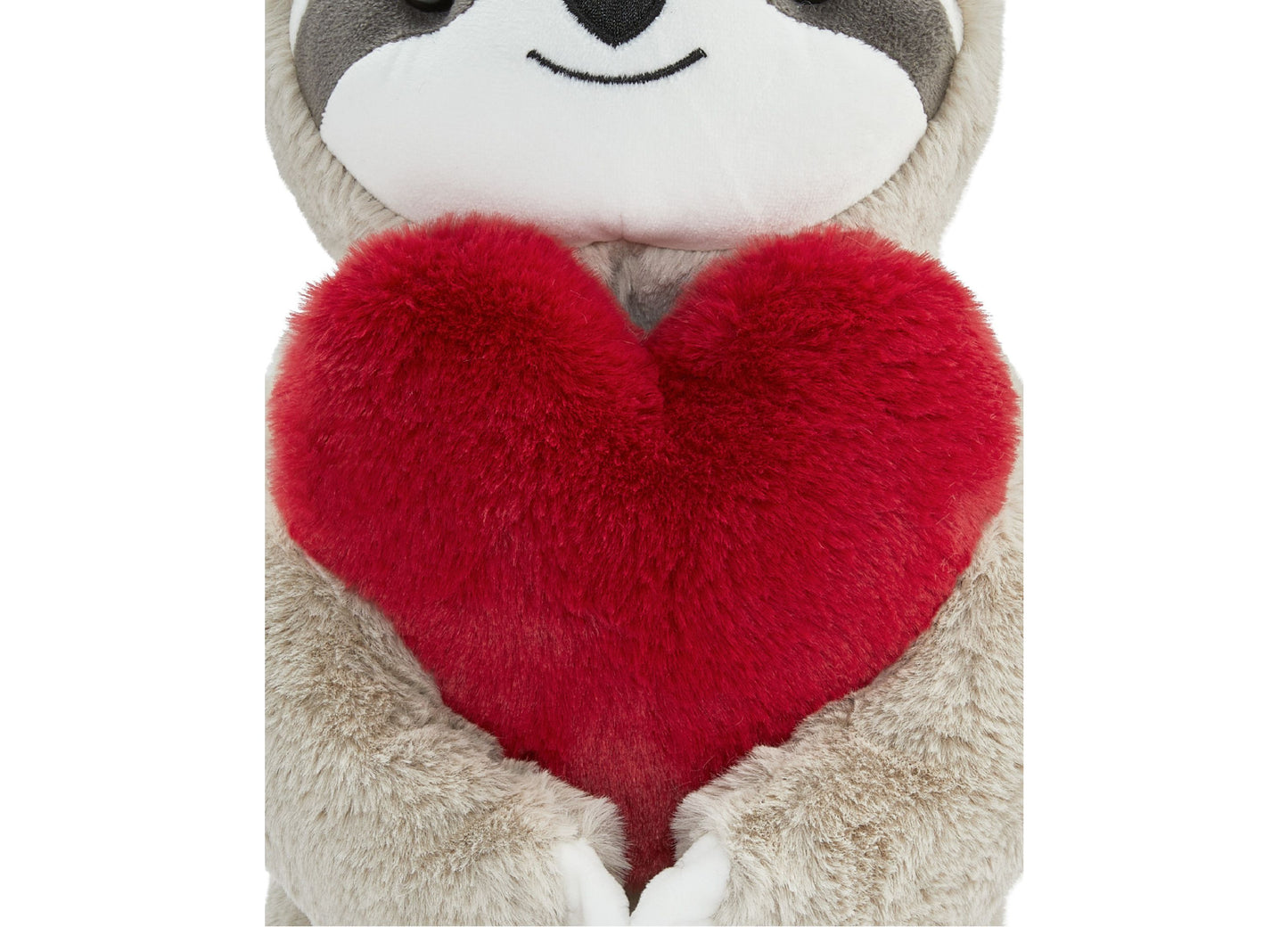 Geoffrey's Toy Box 12-inch Plush Heart Sloth - Cuddle Companion