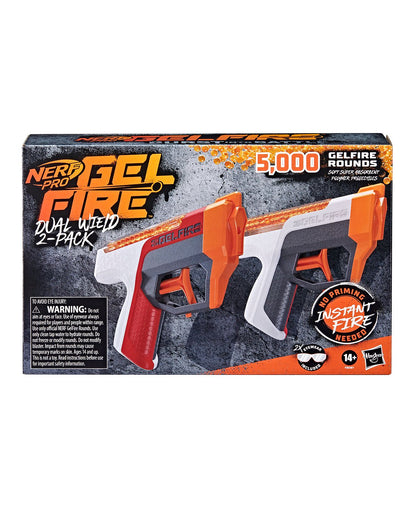 Nerf Pro Gelfire Dual Wield Pack - High-Velocity Hydrated Round Blasters