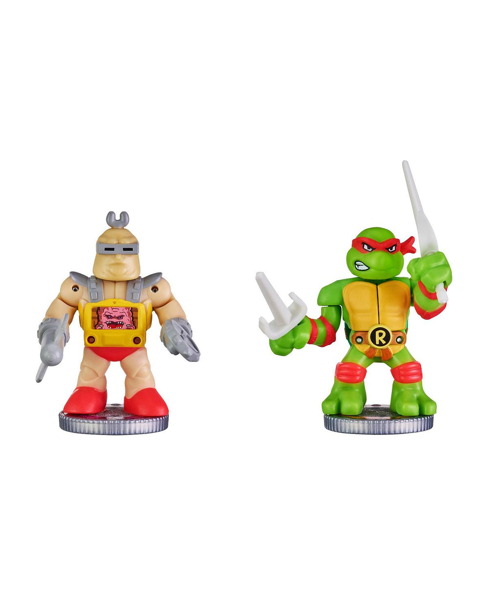 Akedo Ultimate Arcade Warriors Teenage Mutant Ninja Turtles - Raphael vs Kraang Action Figure Set