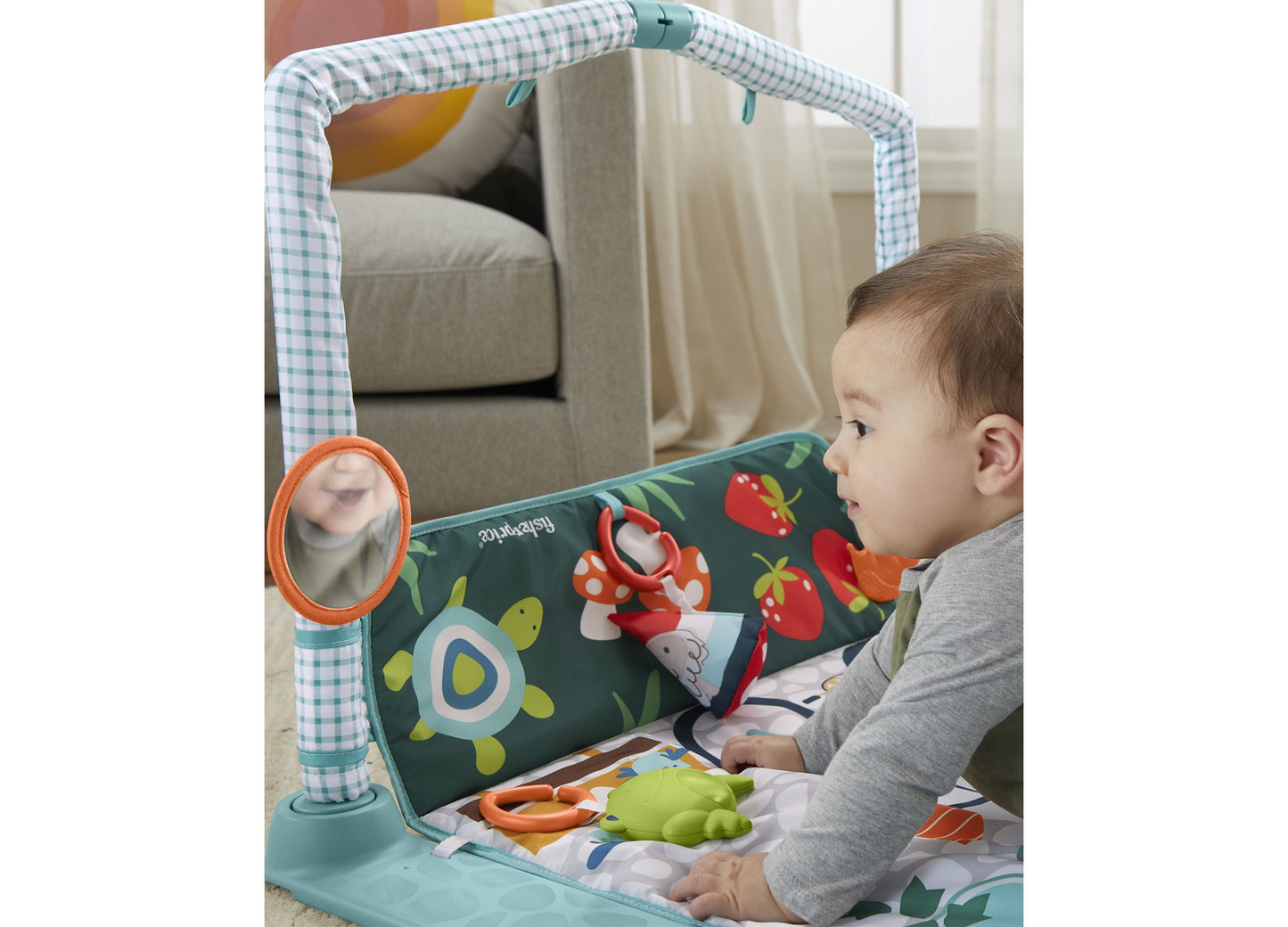 Fisher-Price 3-in-1 Crawl & Play Activity Gym ‚Äì Cottage Theme