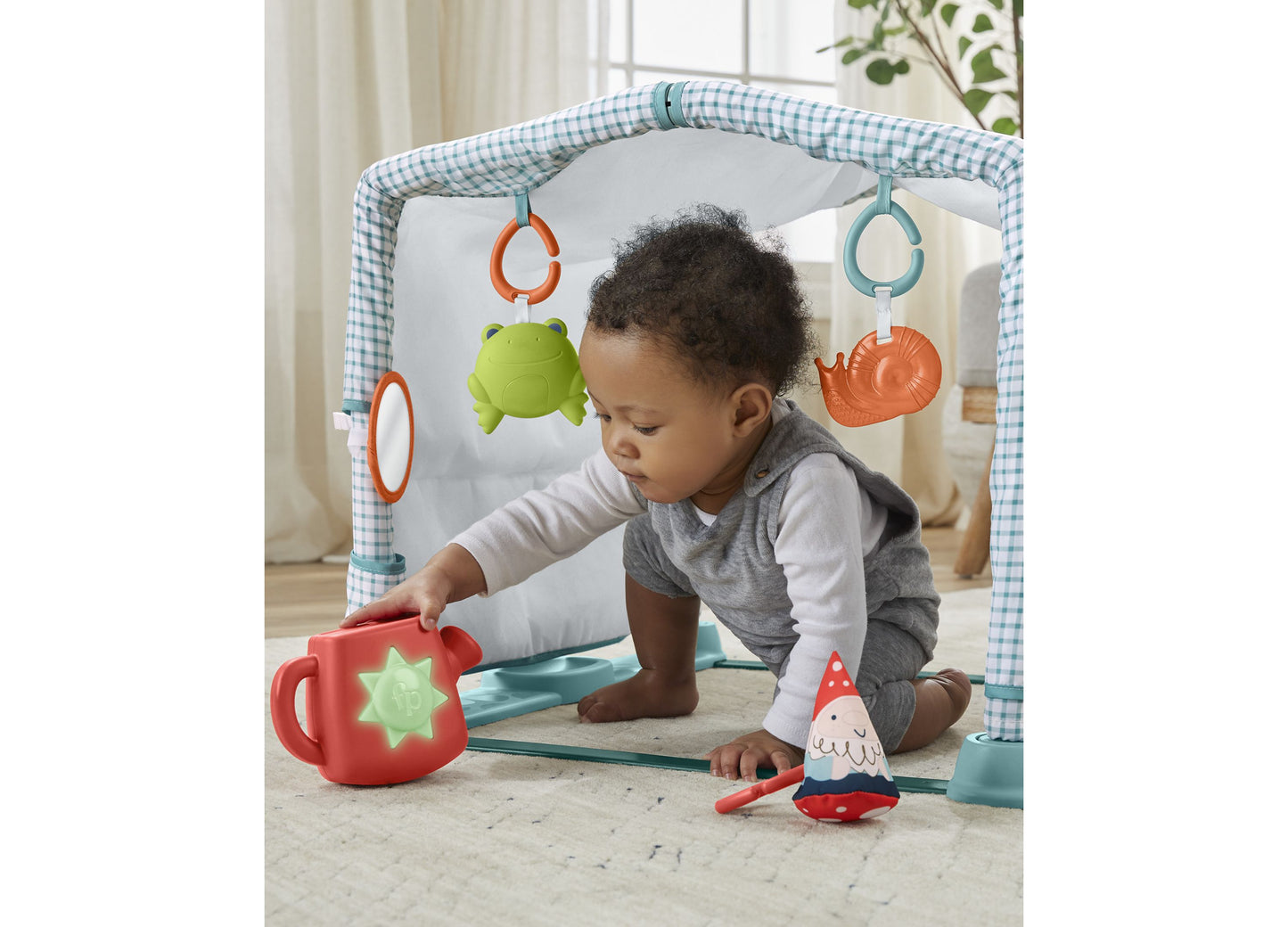 Fisher-Price 3-in-1 Crawl & Play Activity Gym ‚Äì Cottage Theme