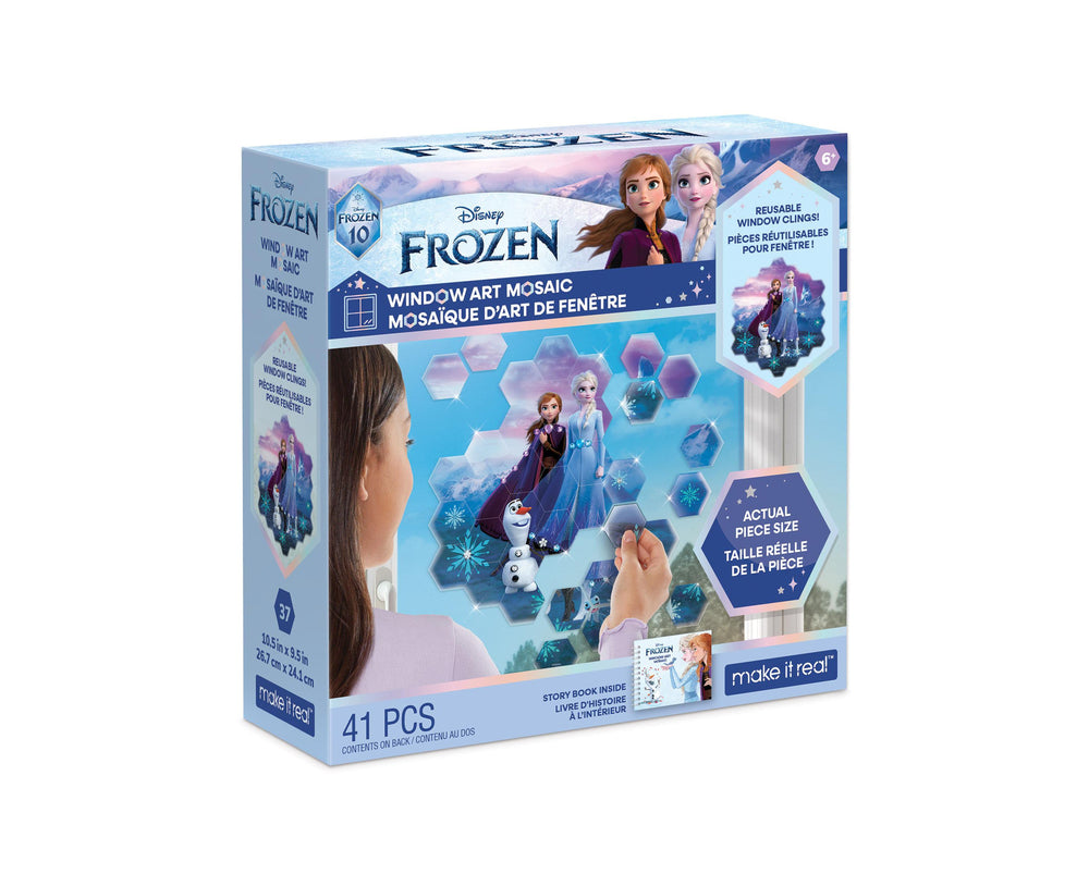 Disney Frozen Window Art Mosaic Kit - Create Elsa and Anna Mosaics