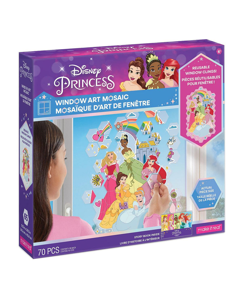 Disney Princess Window Art Mosaic Kit - Creative Cling Craft Set