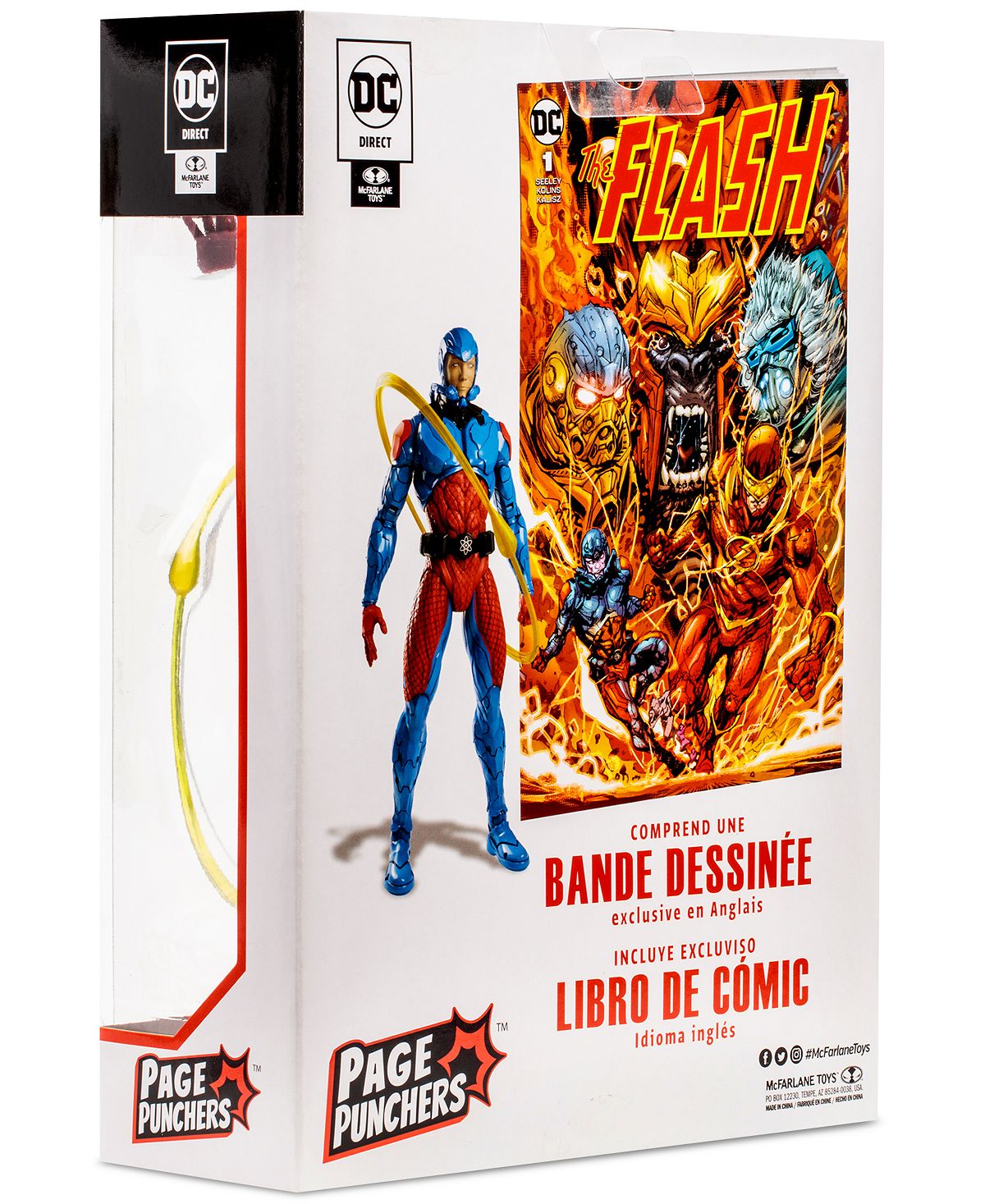 DC Direct The Atom 7-Inch Action Figure with Comic and Art Card