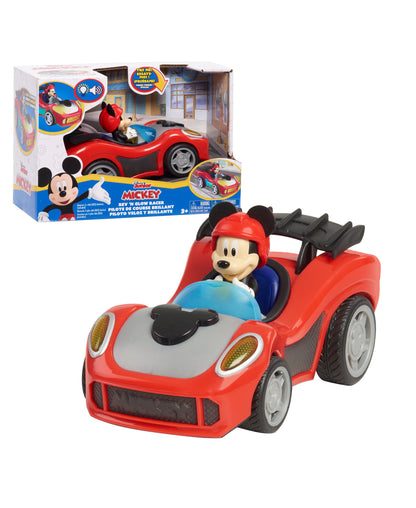 Mickey Mouse Rev 'N Go Vehicles with Lights And Sounds, Mickey's Car, Mickey Mouse Phrases