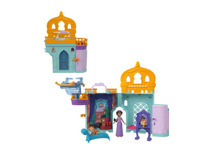 Disney Princess Jasmine Stacking Castle Doll House with Small Doll