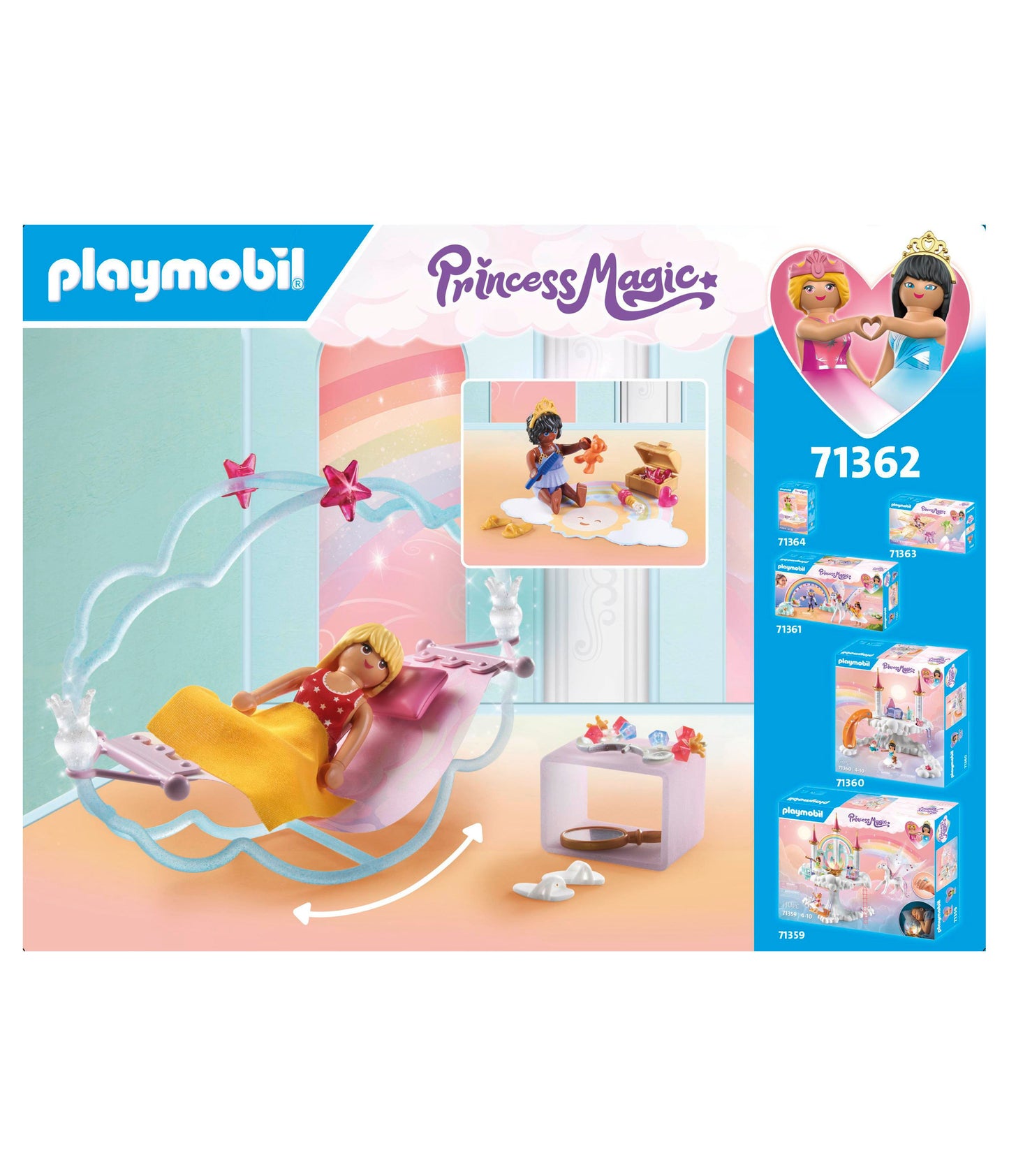 PLAYMOBIL Princess Magic Sleepover Party Playset