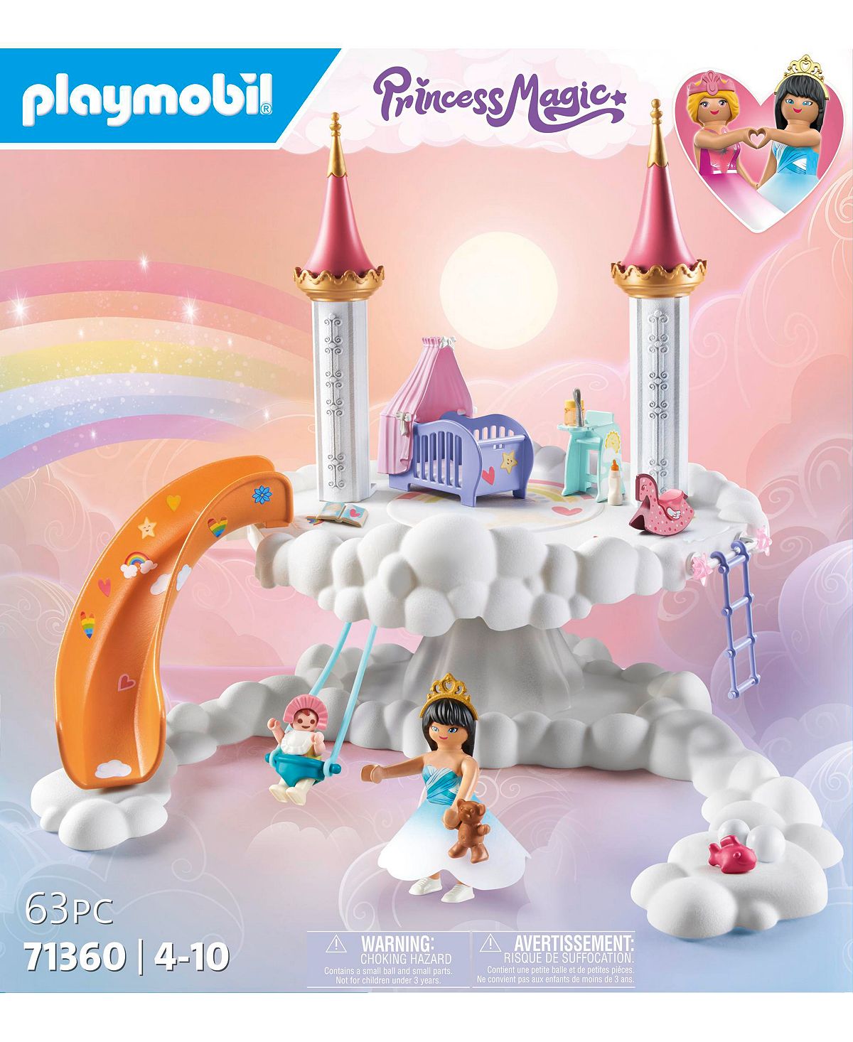 PLAYMOBIL Princess Magic Baby Room in the Clouds Playset