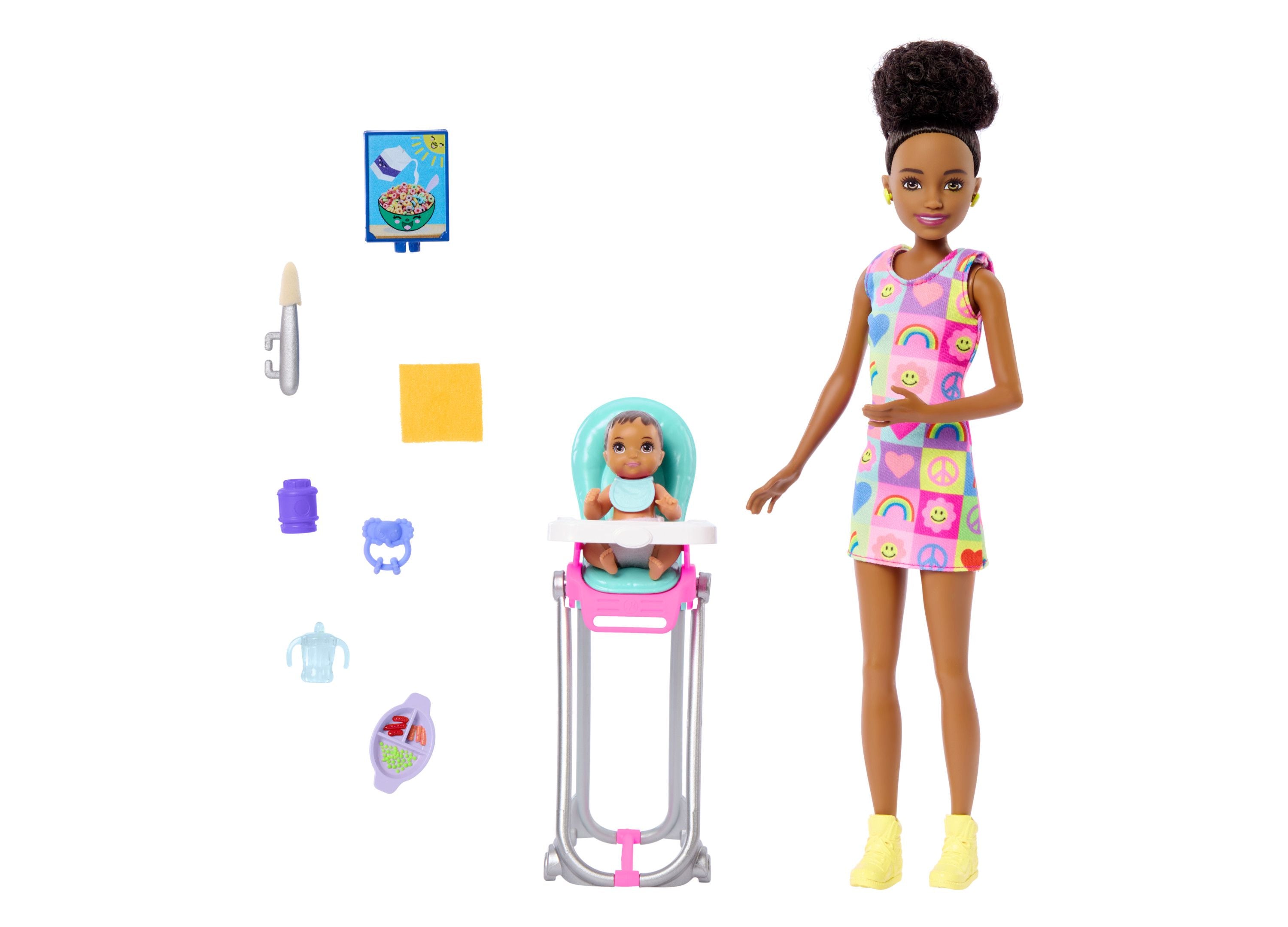 Barbie Skipper Babysitters Inc. and Play Set Includes Doll with Black Toys R Us