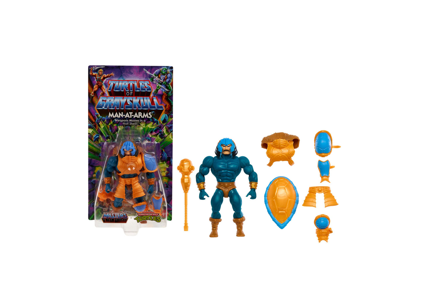 Masters of the Universe Origins 5.5" Man-At-Arms Action Figure - Turtles of Grayskull Edition