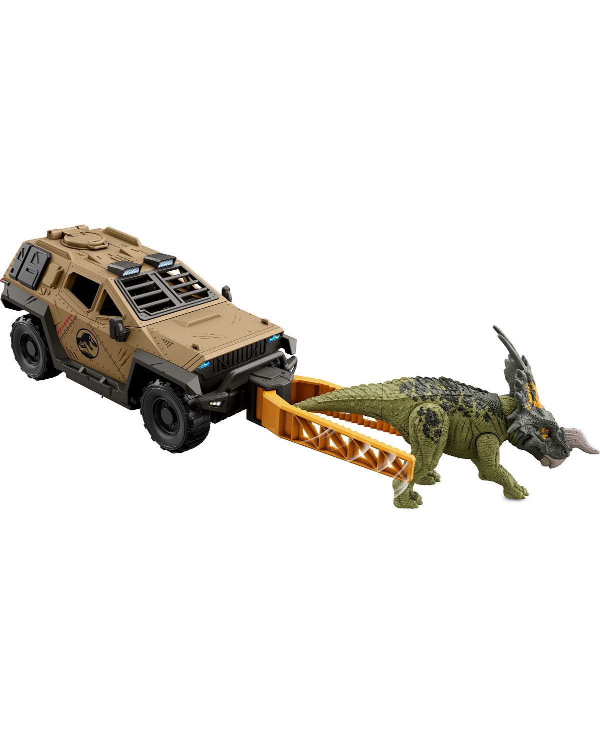 Jurassic World Mission Mayhem Truck with Detachable Claw and Einiosaurus Figure