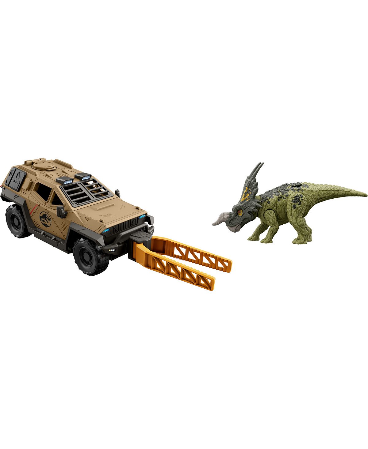 Jurassic World Mission Mayhem Truck with Detachable Claw and Einiosaurus Figure