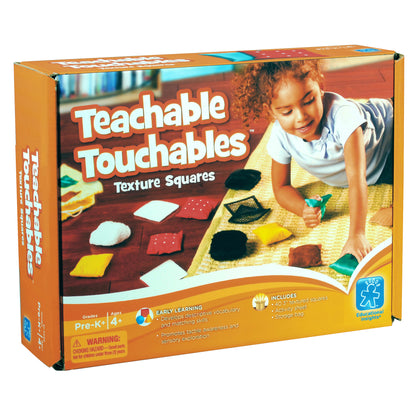 Educational Insights Teachable Touchables Texture Squares - Sensory Learning Toy