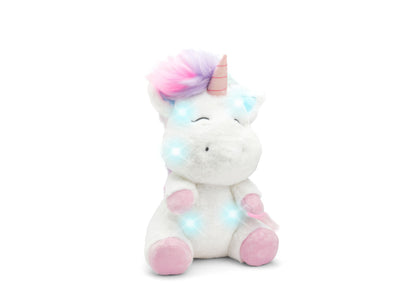 Geoffrey's Toy Box 12-inch Interactive Unicorn Plush with LED Lights and Sound