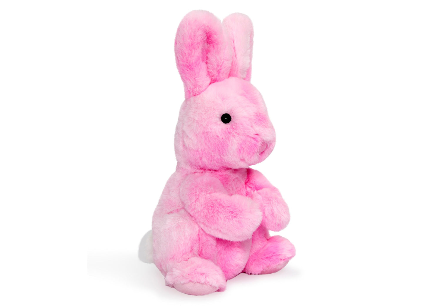 Geoffrey's Toy Box 9-Inch Tie Dye Bunny Plush - Vibrant Pink