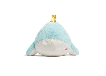 Geoffrey's Toy Box 12-inch Interactive Narwhal Plush with LED Lights and Sound