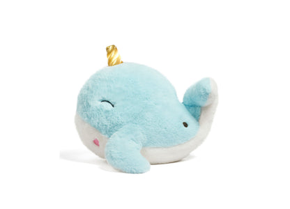 Geoffrey's Toy Box 12-inch Interactive Narwhal Plush with LED Lights and Sound