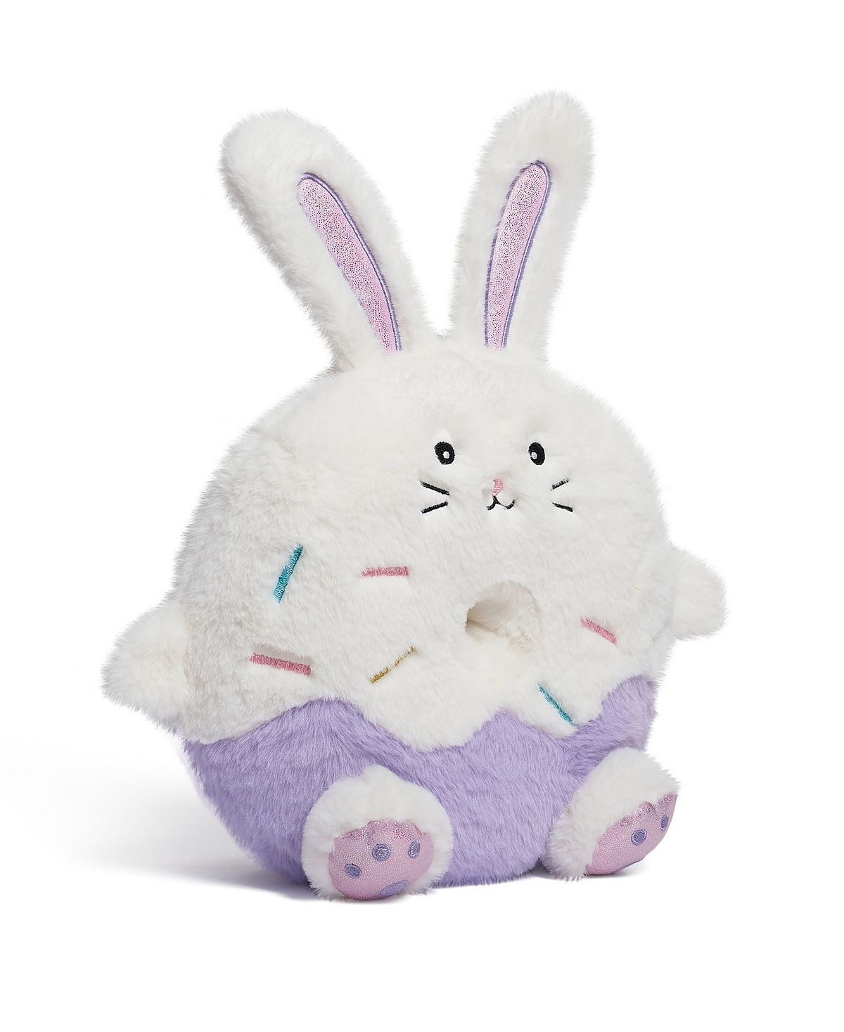 Geoffrey's Toy Box 13.5 inch Donut Bunny Plush - Soft and Cuddly