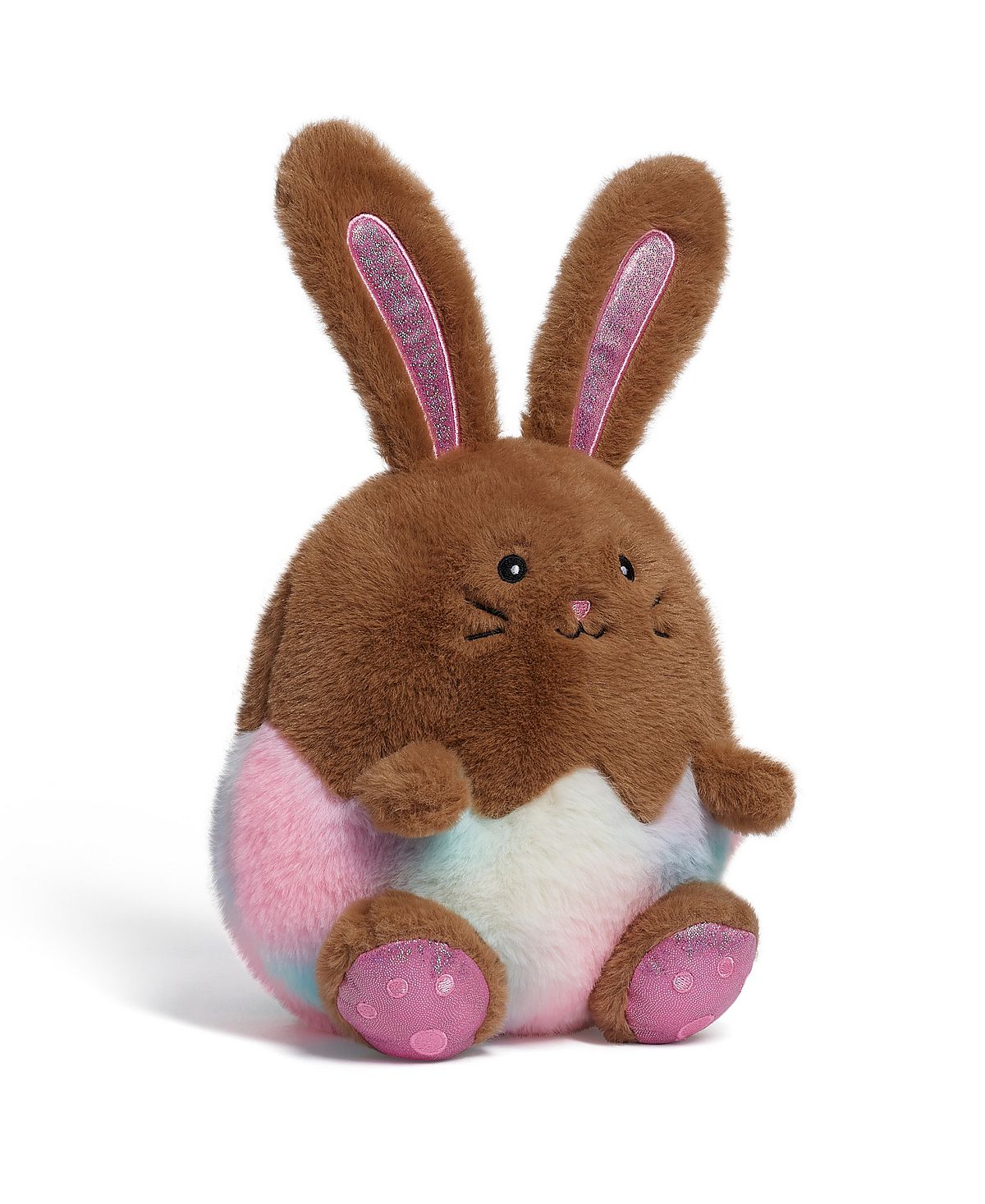 Geoffrey's Toy Box Tasties 10-inch Chocolate Egg Bunny Plush