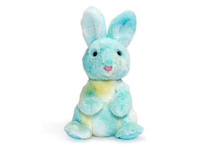 Geoffrey's Toy Box 9-Inch Tie Dye Bunny Plush - Colorful and Cuddly