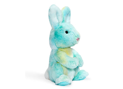 Geoffrey's Toy Box 9-Inch Tie Dye Bunny Plush - Colorful and Cuddly