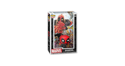 Funko Pop Comic Cover Marvel Deadpool 2025 1 Deadpool in Black Suit Action Figure