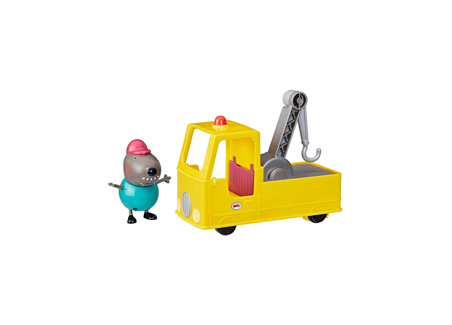 Peppa Pig Granddad Dog's Tow Truck Construction Vehicle and Figure Set, Preschool Toys