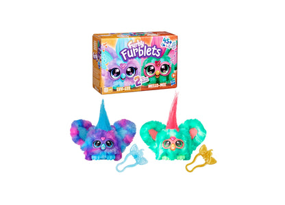 Furby Furblets Luv-Lee & Mello-Nee 2-Pack Interactive Plush Toys