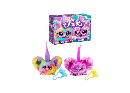 Furby Furblets Ray-Vee and Hip-Bop 2-Pack Mini Electronic Plush Toy