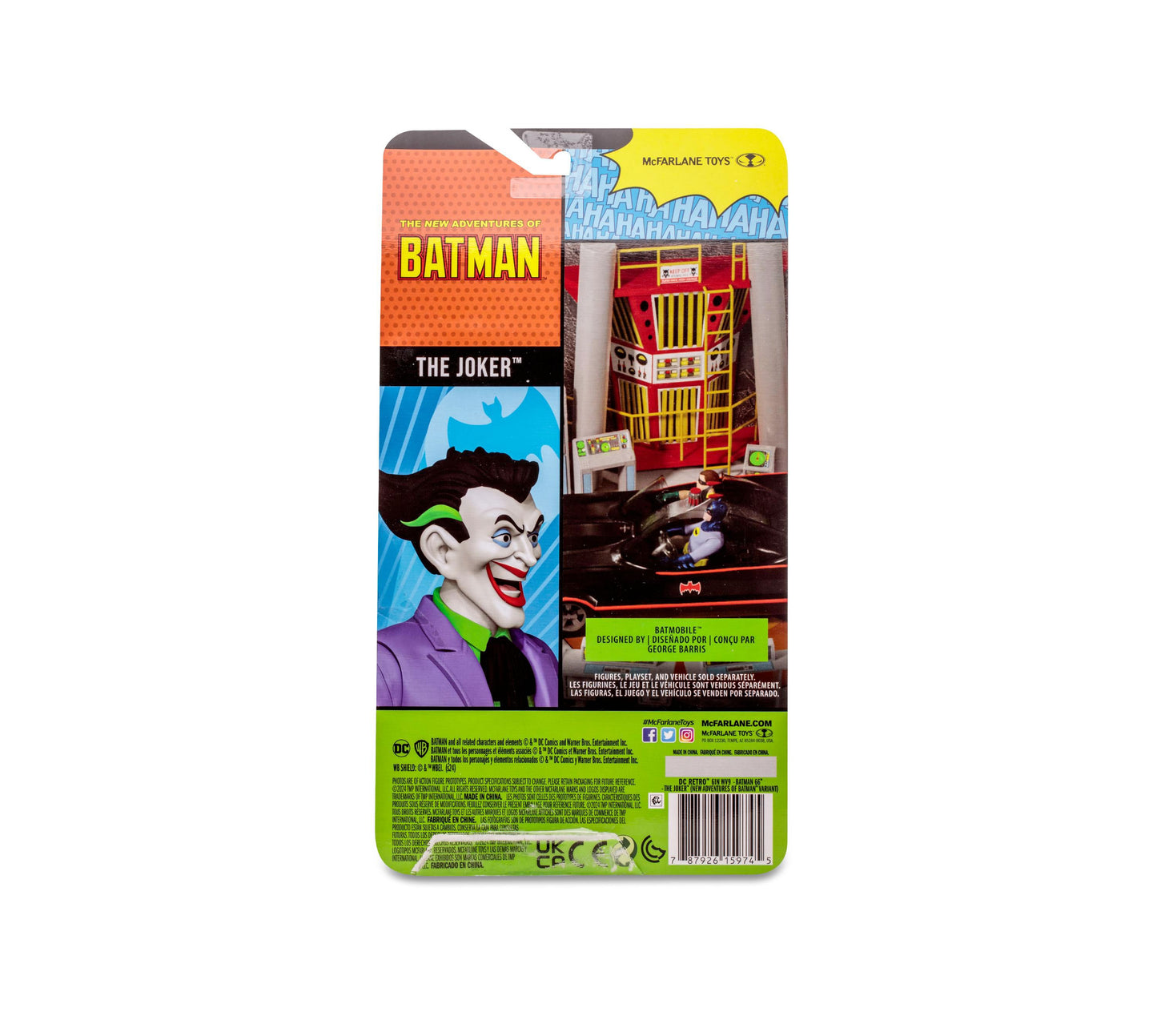 DC Retro 6IN Wave 9 - BATMAN 66 - The Joker (New Adventures of Batman Variant)