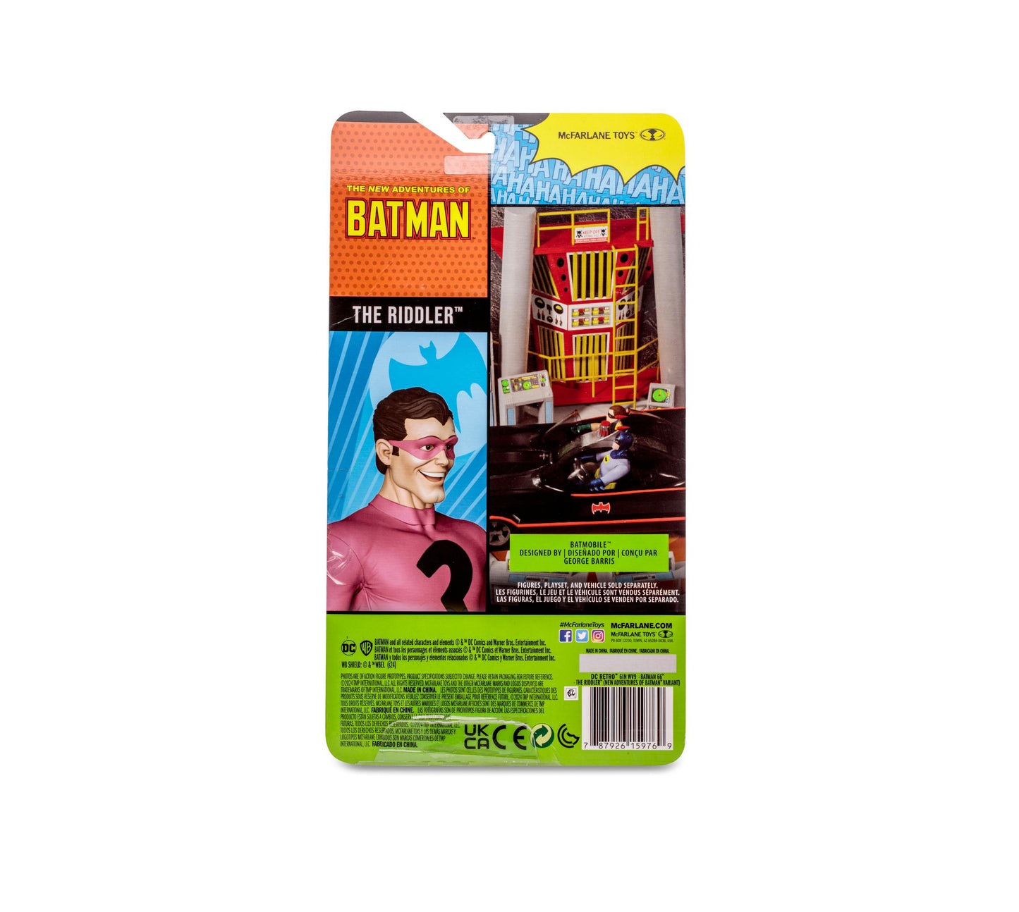 DC Retro 6IN Wave 9 - Batman 66 - The Riddler (New Adventures of Batman Variant)