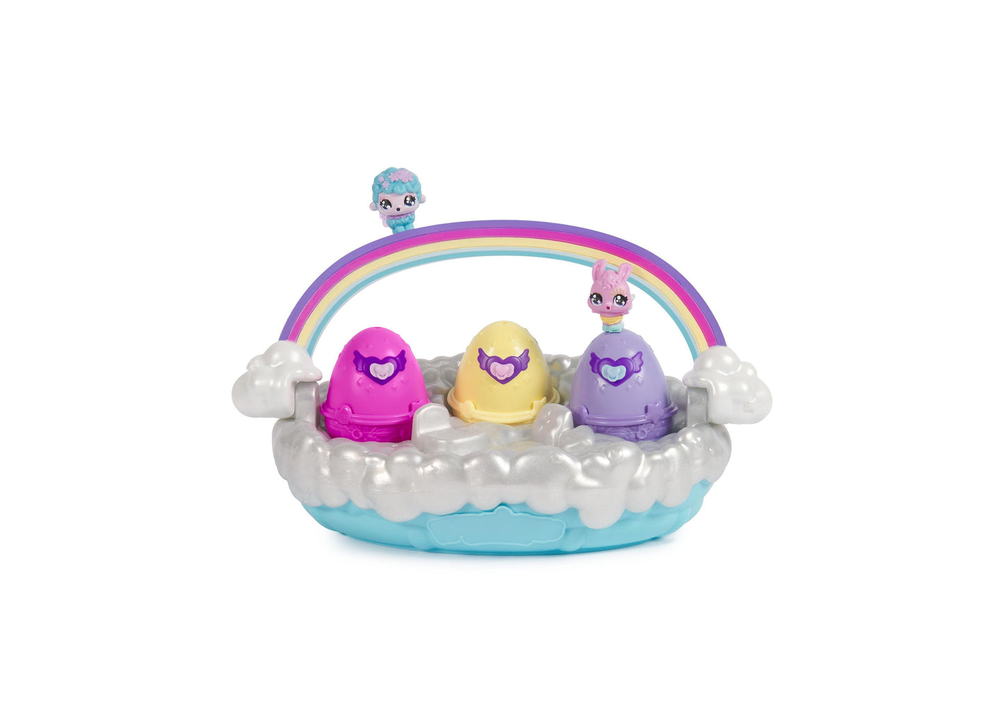 Hatchimals Alive - Spring Basket with Interactive Mini Figures and Self-Hatching Eggs