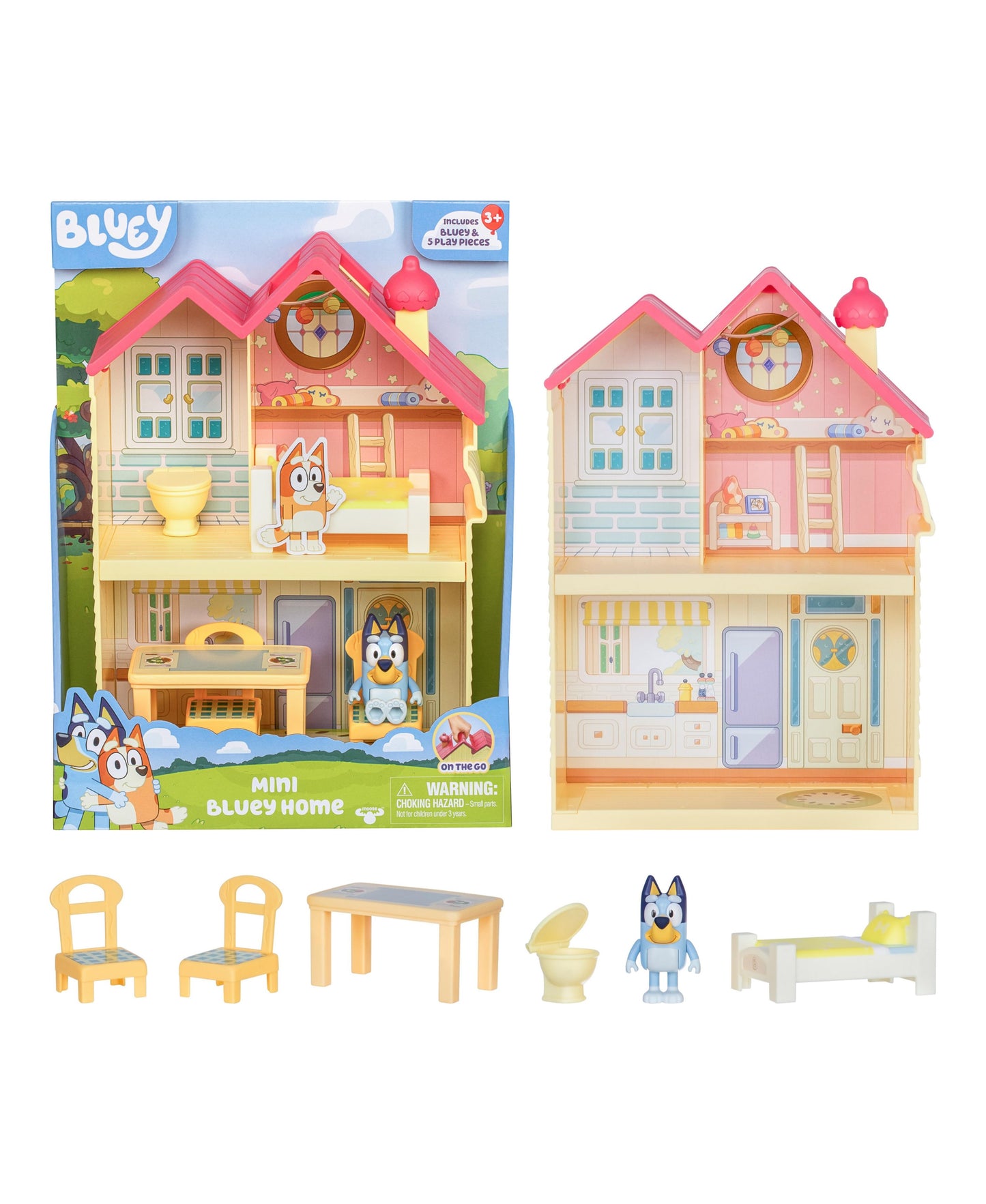 Bluey Mini Heeler Home Playset with Figures and Accessories