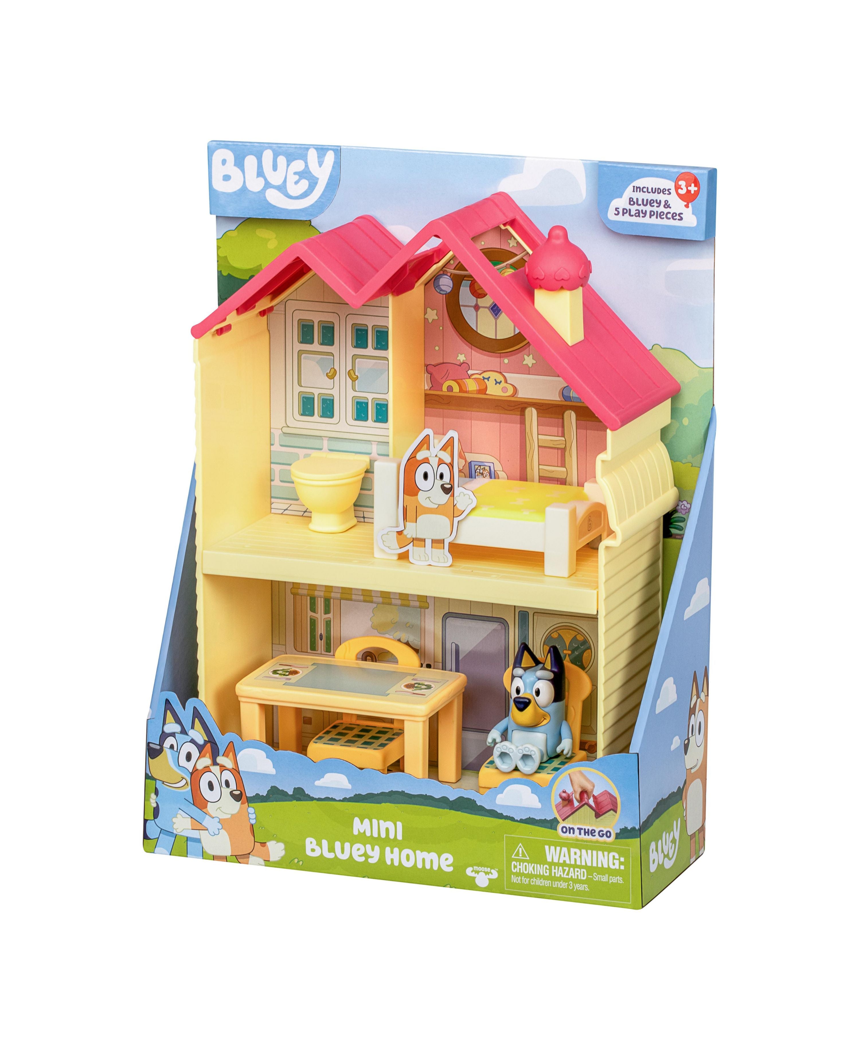 Bluey Mini Heeler Home Playset with Figures and Accessories Toys R Us