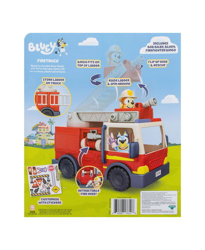 Bluey S10 Fire Truck Playset with Figures and Accessories