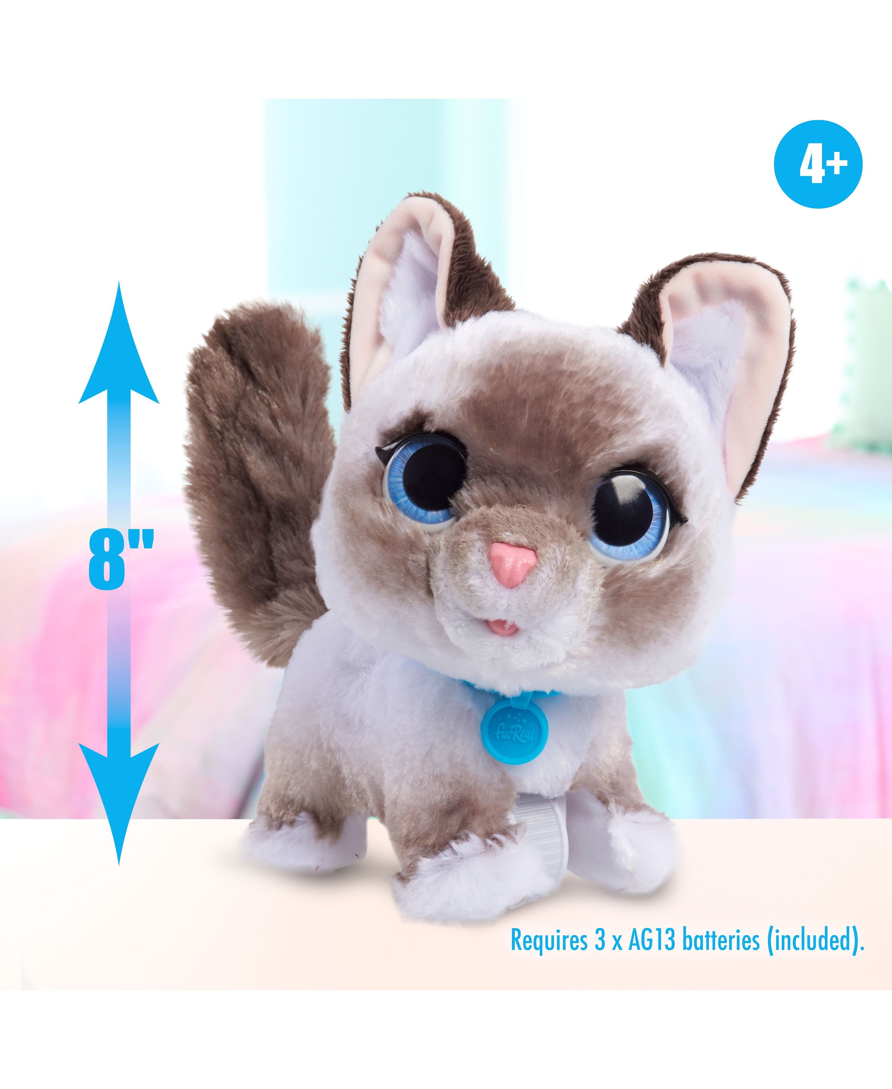 FurReal Friends Wag A Lots Kitty Interactive Toy 8 Plush Cat with Le Toys R Us