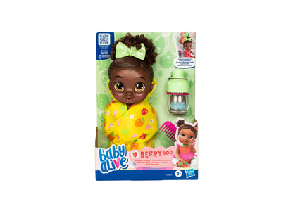 Baby Alive 11-inch Shampoo Snuggle Berry Boo Doll Playset