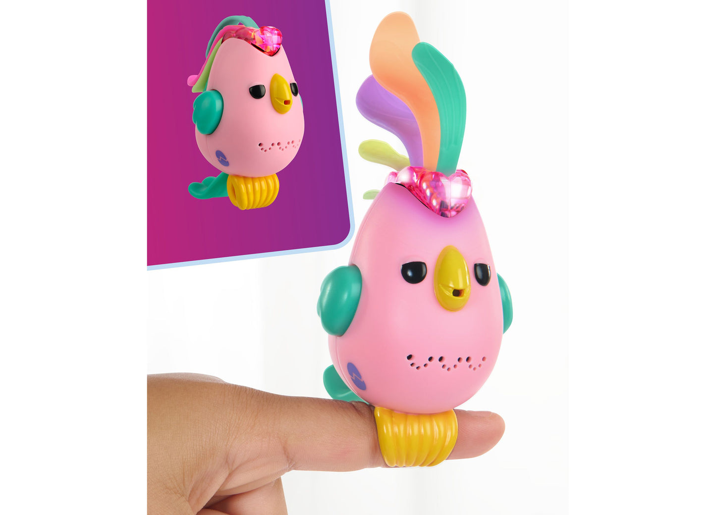 Fingerlings Sweet Tweets Interactive Bird Debbie - Pink